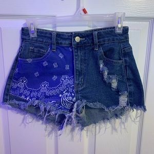 High waist shorts